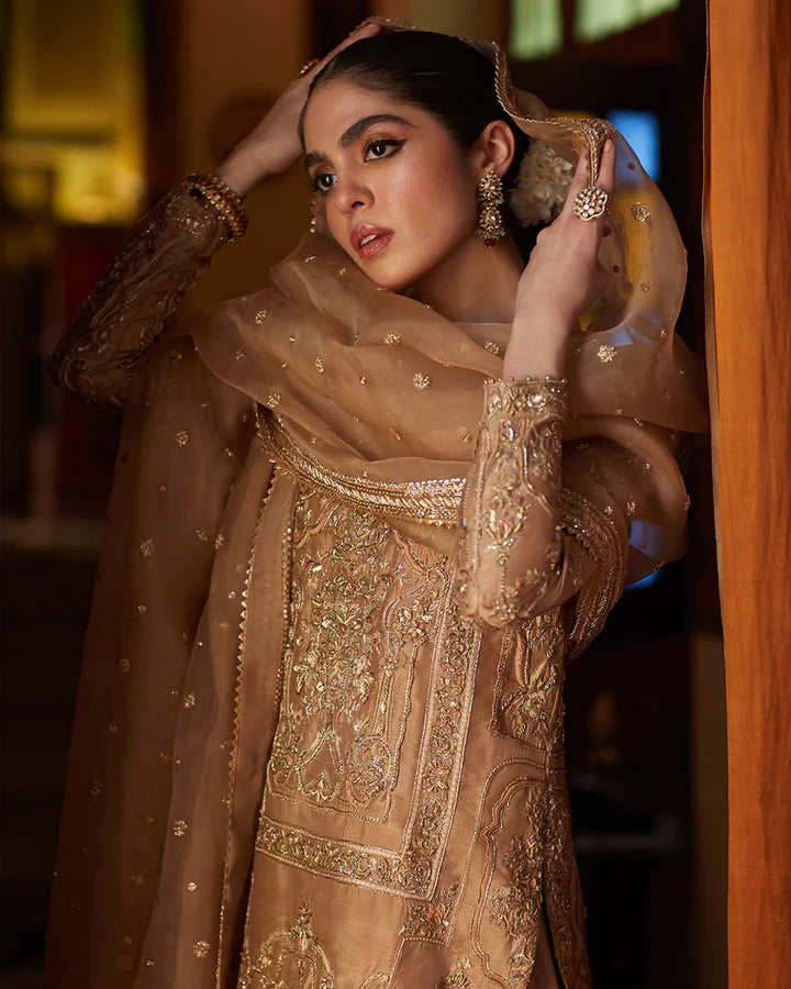 Awira-Embellished Shirt with Flared Pant-By-Faiza Saqlain