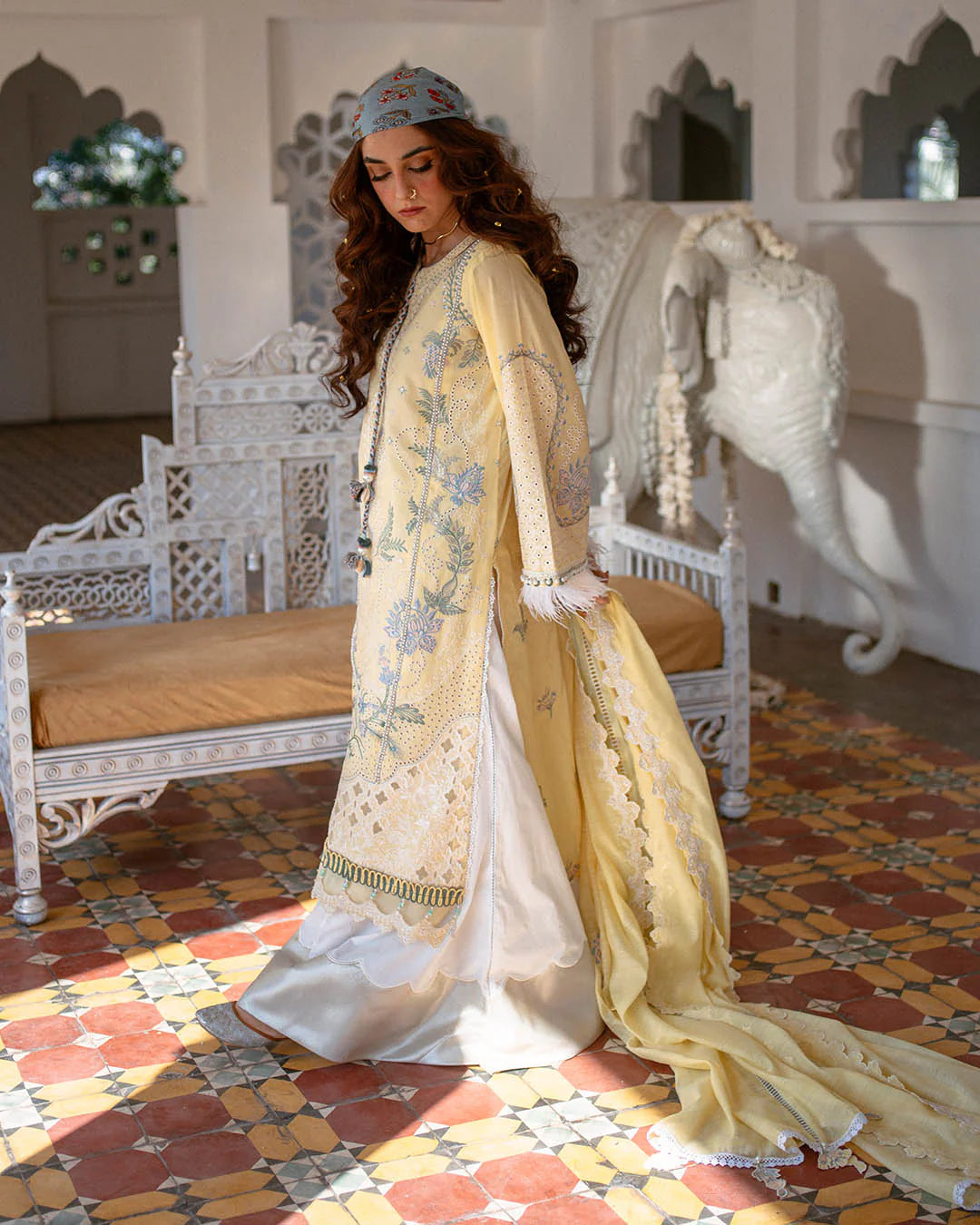 Ayzel- Sajna Lawn 25 Outfit By- Maya Ali