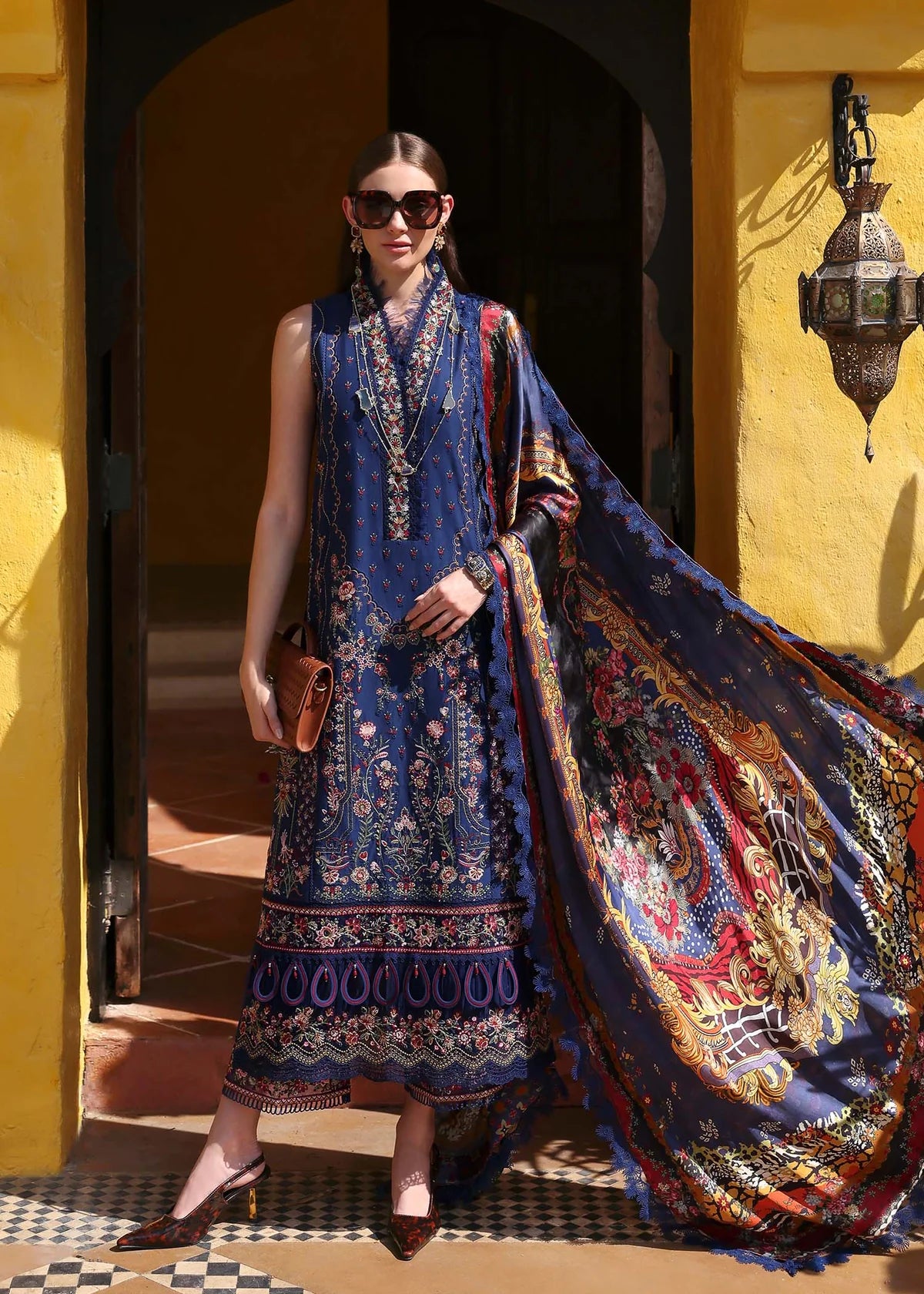 Azure- Elysia Luxury Lawn’25 Ensemble By- Kanwal Malik