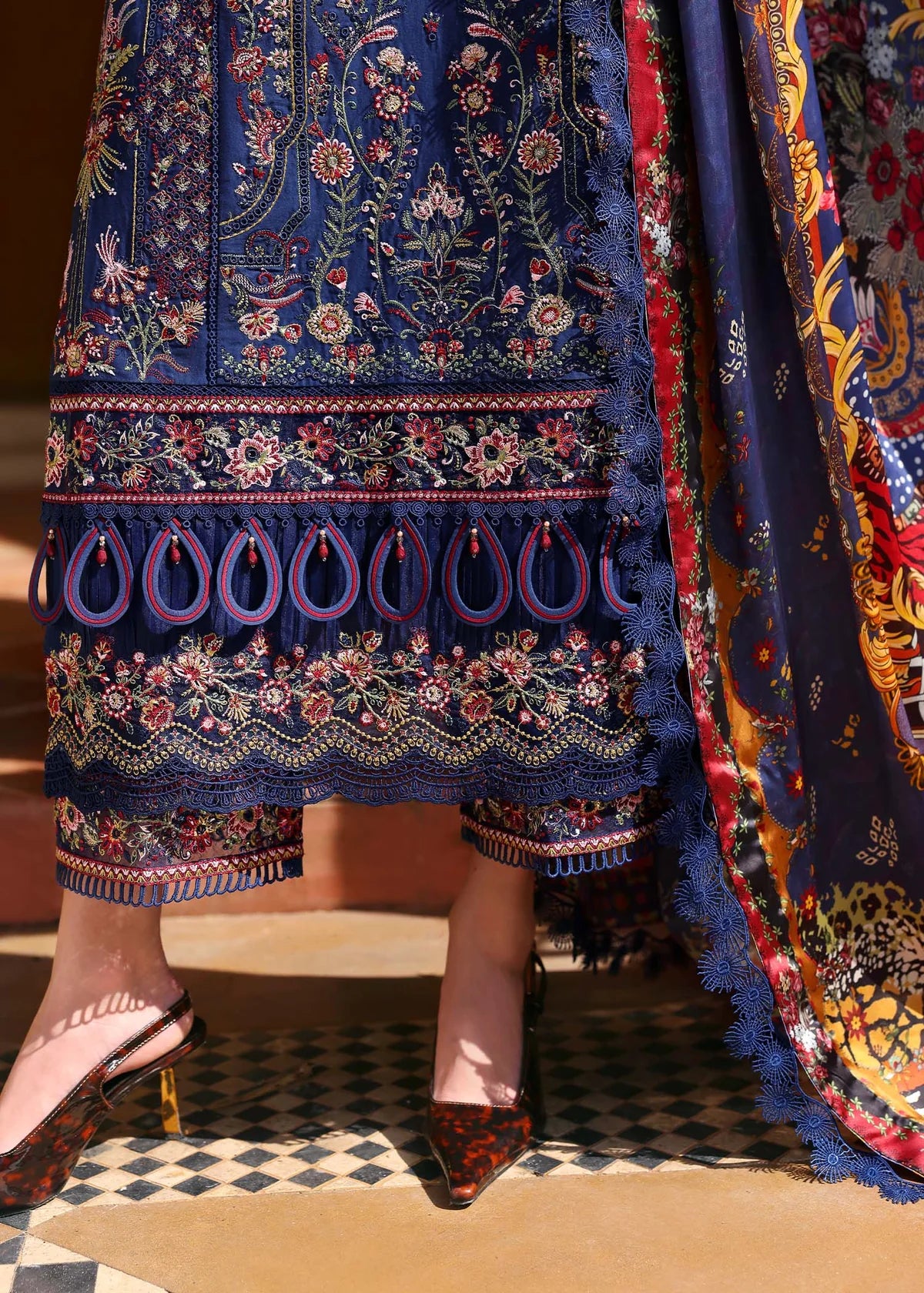 Azure- Elysia Luxury Lawn’25 Ensemble By- Kanwal Malik