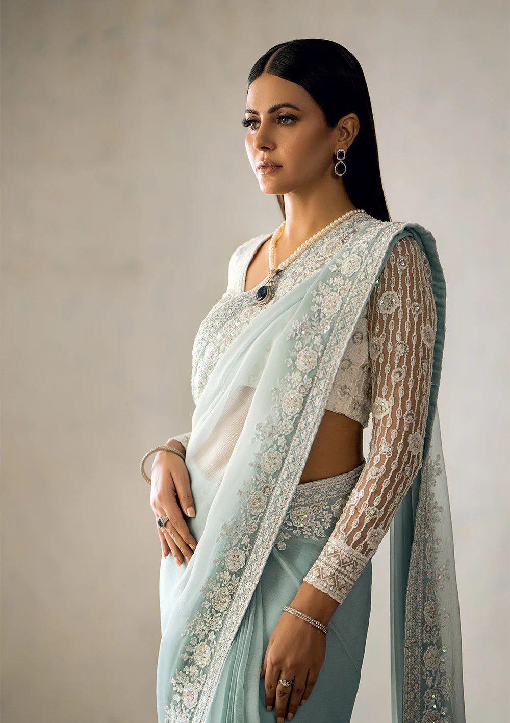 Azure - Beautiful Designer Saree By AIK