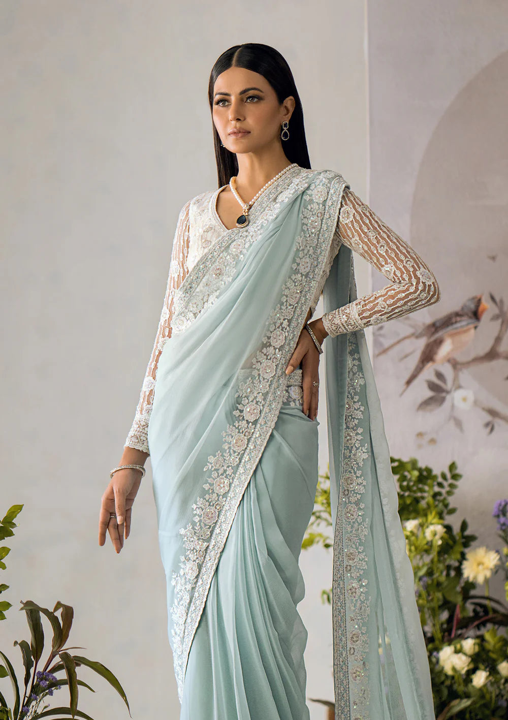 Azure - Beautiful Designer Saree By AIK