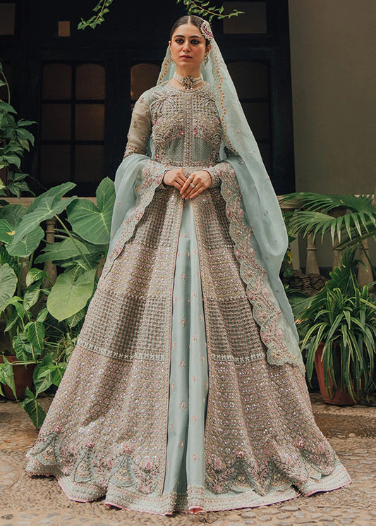 Azure Elegance Bridal Wear Gown By Hussain Rehar