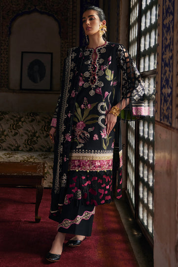 Azureh 04-A-  A Sublime Symphony in Twilight Lawn Outfit By- Elan