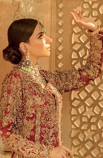 Bani - Enchanting Bridal Lehenga in Pink and Golden