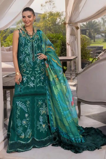 Beauty in Bloom D3B emerald stitched suit Crimson Lawn 2026 Pakistanimoda