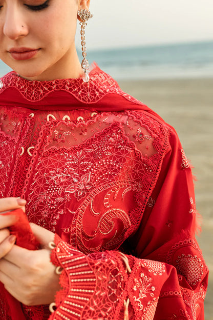 Bella- Pakistani Designer Lawn Outfit By- Qalamkar