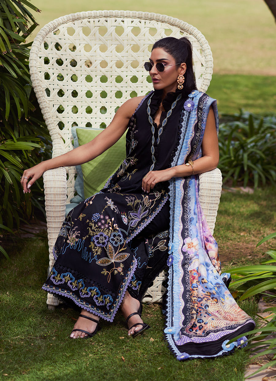 Belle-black- W E S Luxury Ensemble '25 By- Farah Talib Aziz