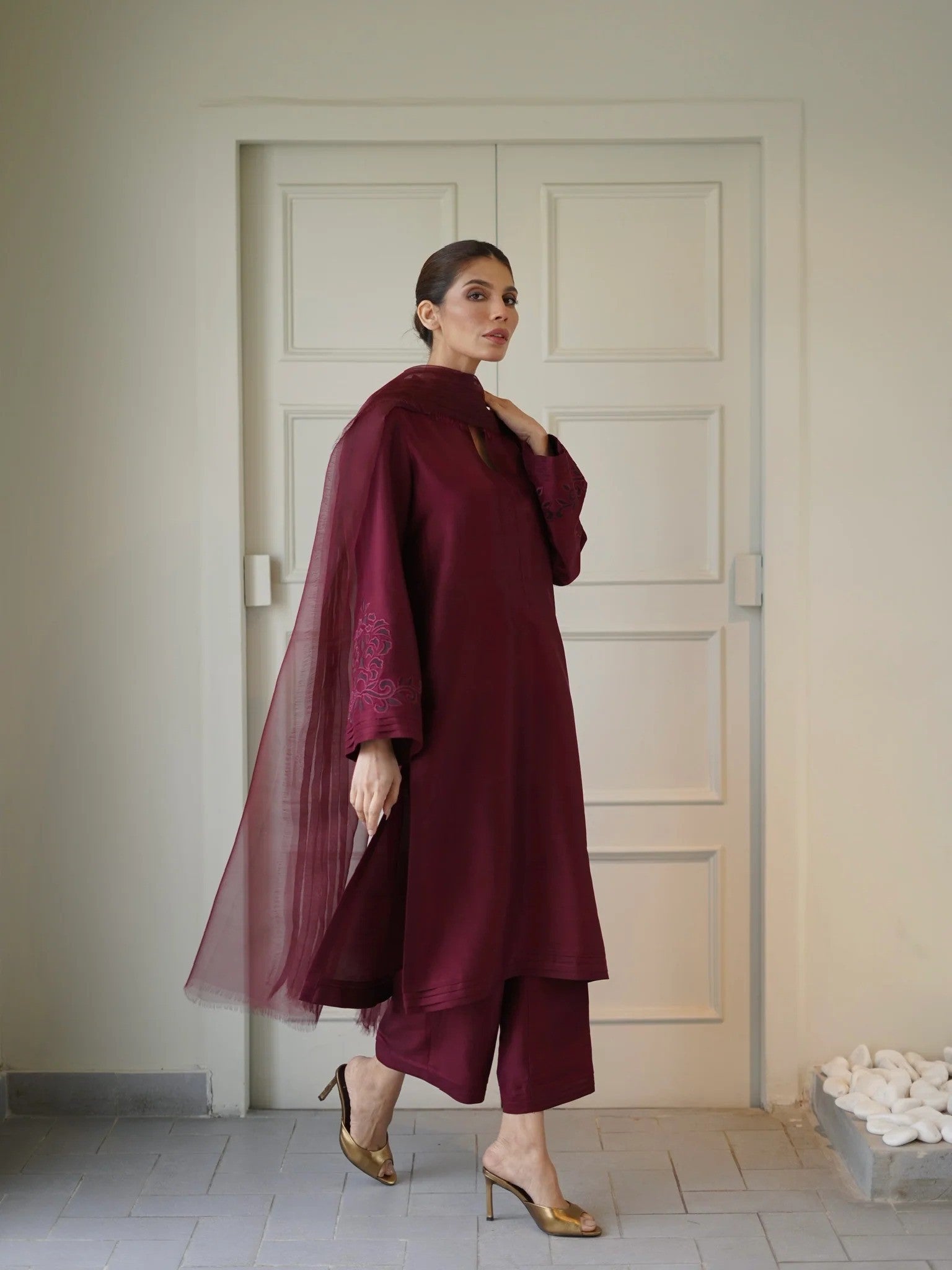 Berry - Beautiful Maroon Color Dress