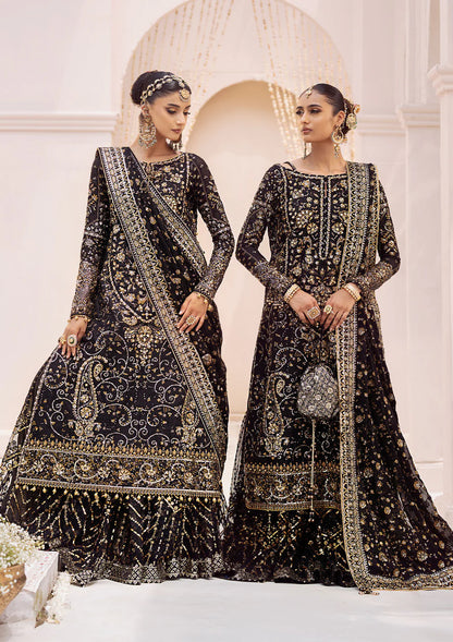 Black - Pakistani Wedding Formal Wear By AIK