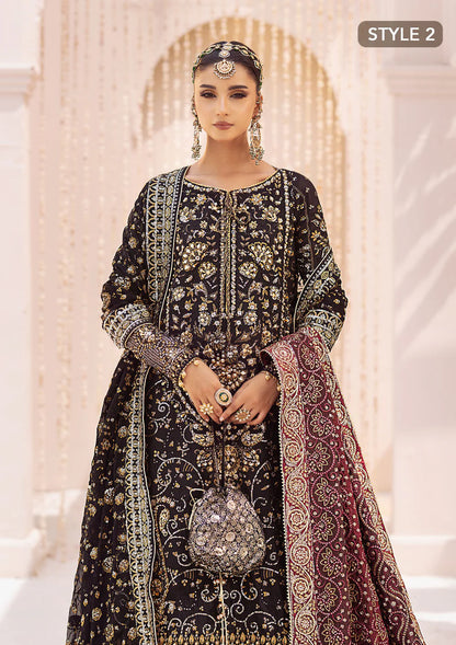 Black - Pakistani Wedding Formal Wear By AIK