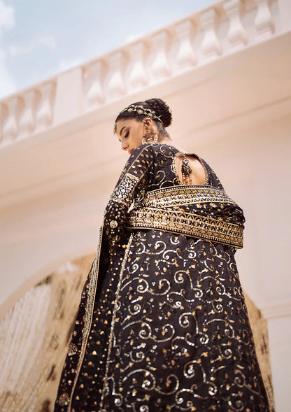 Black - Pakistani Wedding Formal Wear By AIK