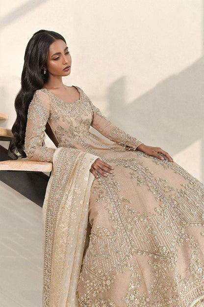 Blush Elegance - Pink Pishwas with Lehenga