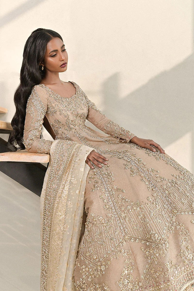 Blush Elegance - Pink Pishwas with Lehenga