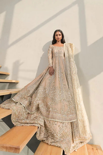 Blush Elegance - Pink Pishwas with Lehenga