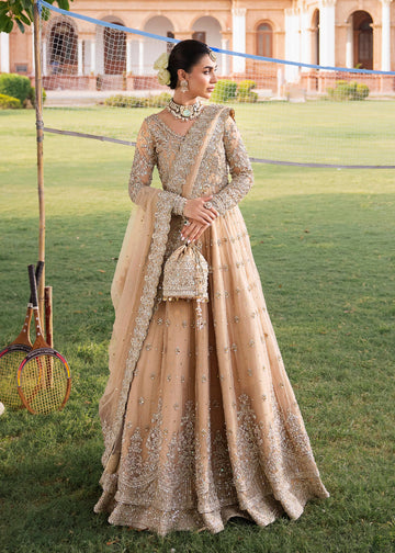 Blush  Ensemble - Beautiful Pishwas with Lehenga