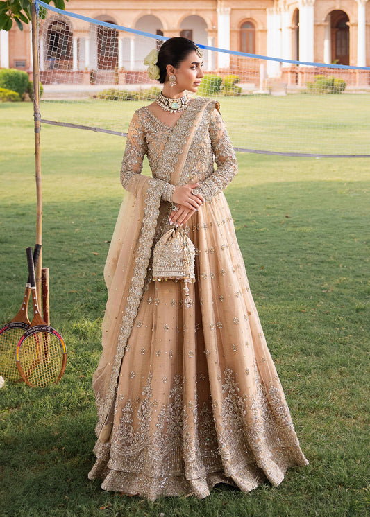 Blush  Ensemble - Beautiful Pishwas with Lehenga By Kanwal Malik