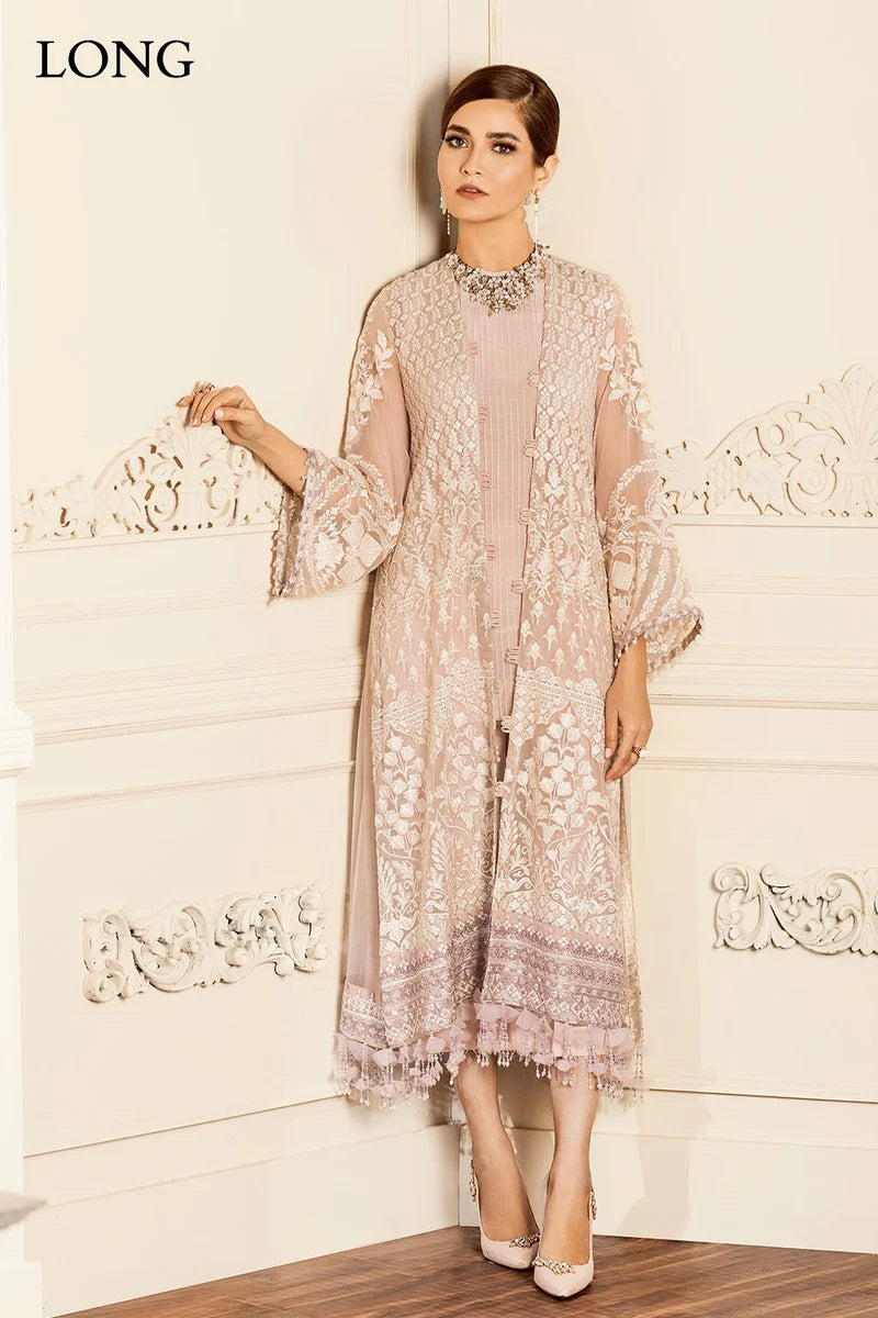 CH05-09 Baroque Blush Pink Chantelle Stitched Embroidered Chiffon Suit with Net Dupatta – Shop Online at Pakistanimoda