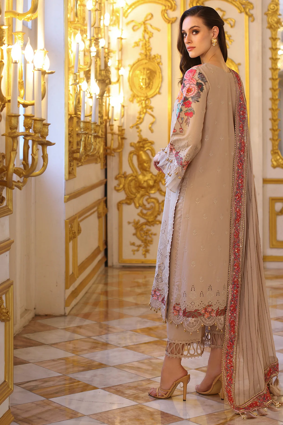 CT5-01 -Premium Chiffli Lawn Shalwar Kameez '25 By-Charizma