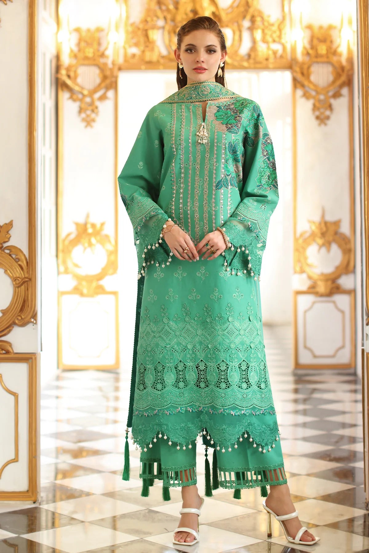 CT5-03 -Premium Chiffli Lawn Shalwar Kameez '25 By-Charizma