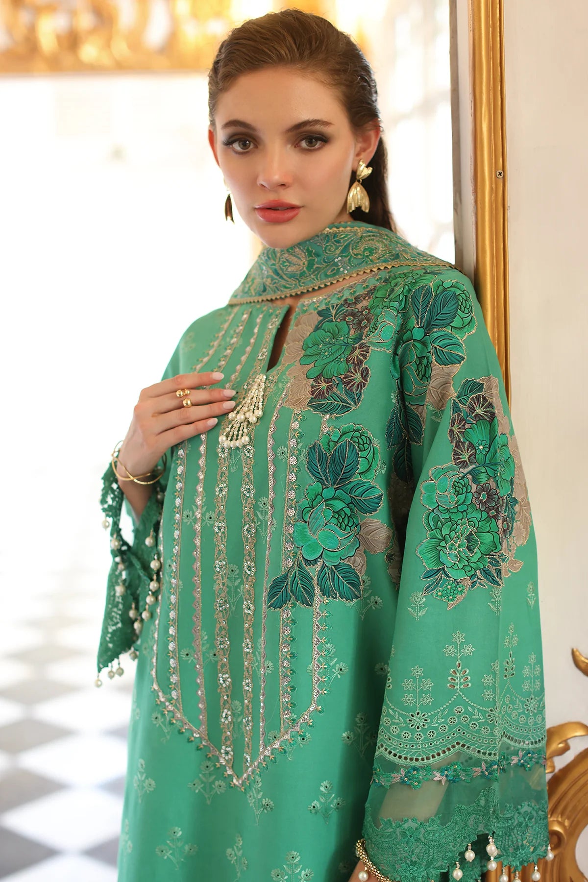 CT5-03 -Premium Chiffli Lawn Shalwar Kameez '25 By-Charizma