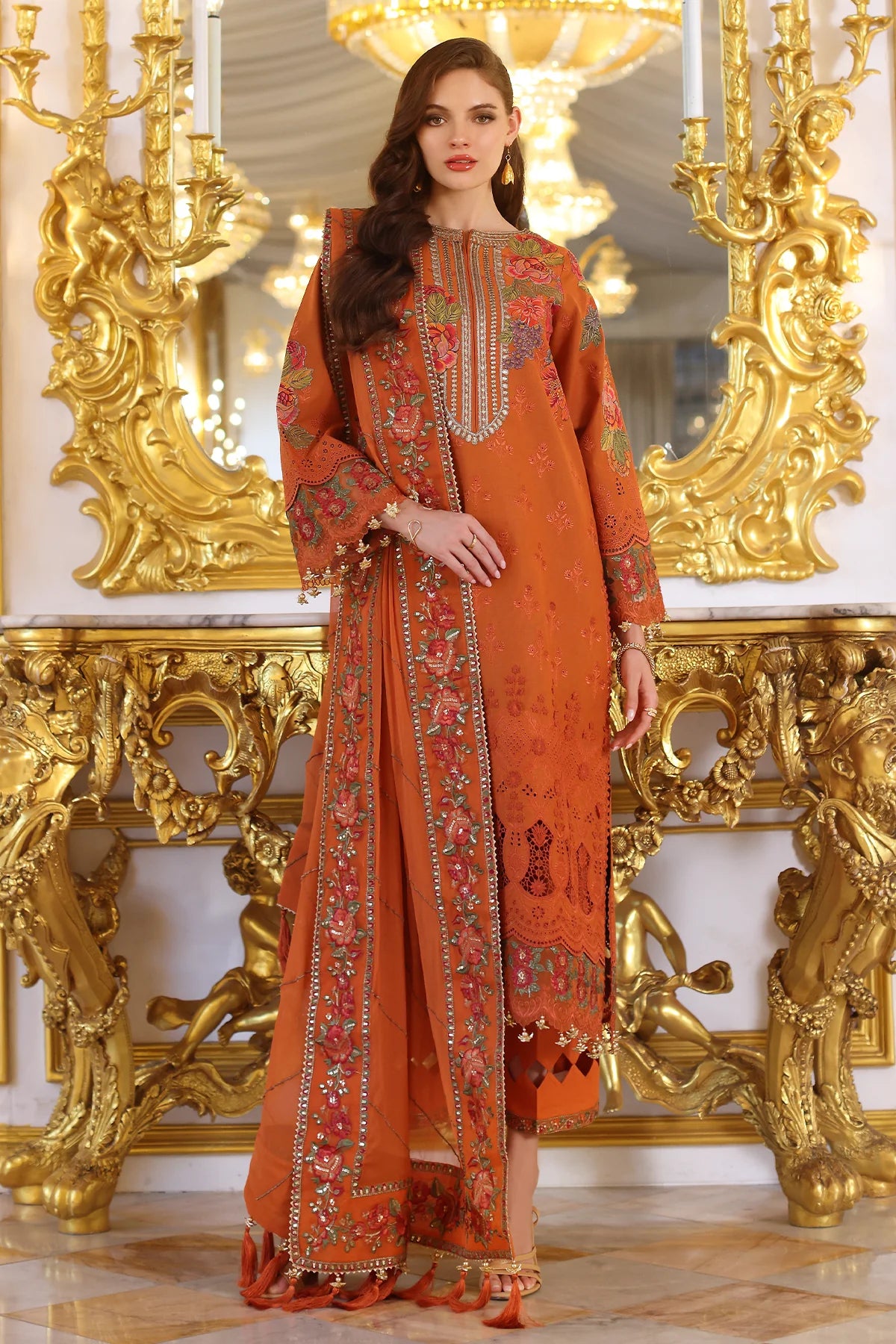 CT5-05 -Premium Chiffli Lawn Shalwar Kameez '25 By-Charizma