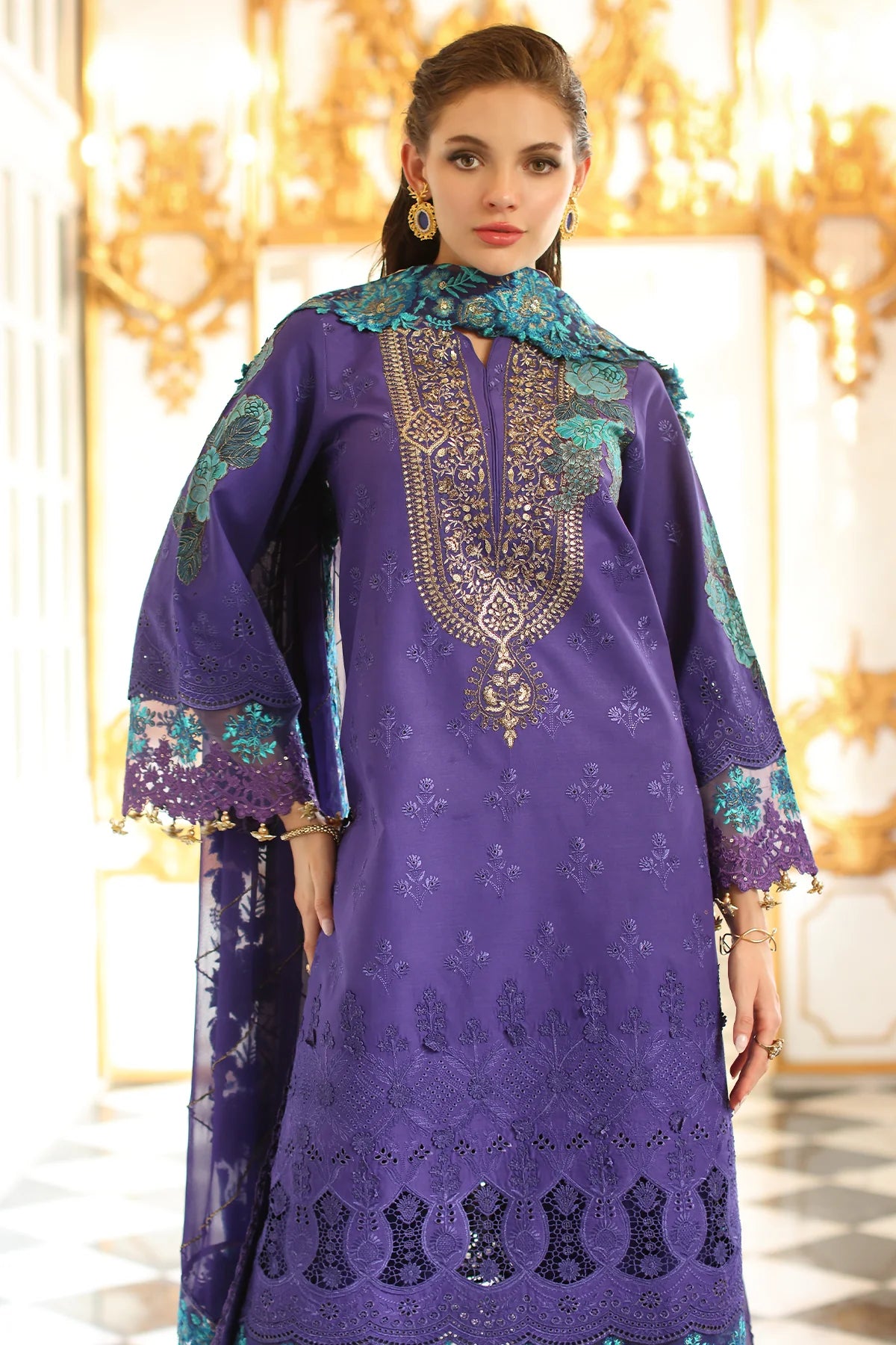 CT5-06 -Premium Chiffli Lawn Shalwar Kameez '25 By-Charizma