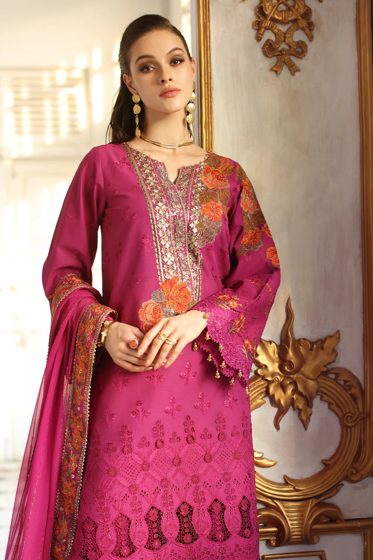 CT5-07 -Premium Chiffli Lawn Shalwar Kameez '25 By-Charizma