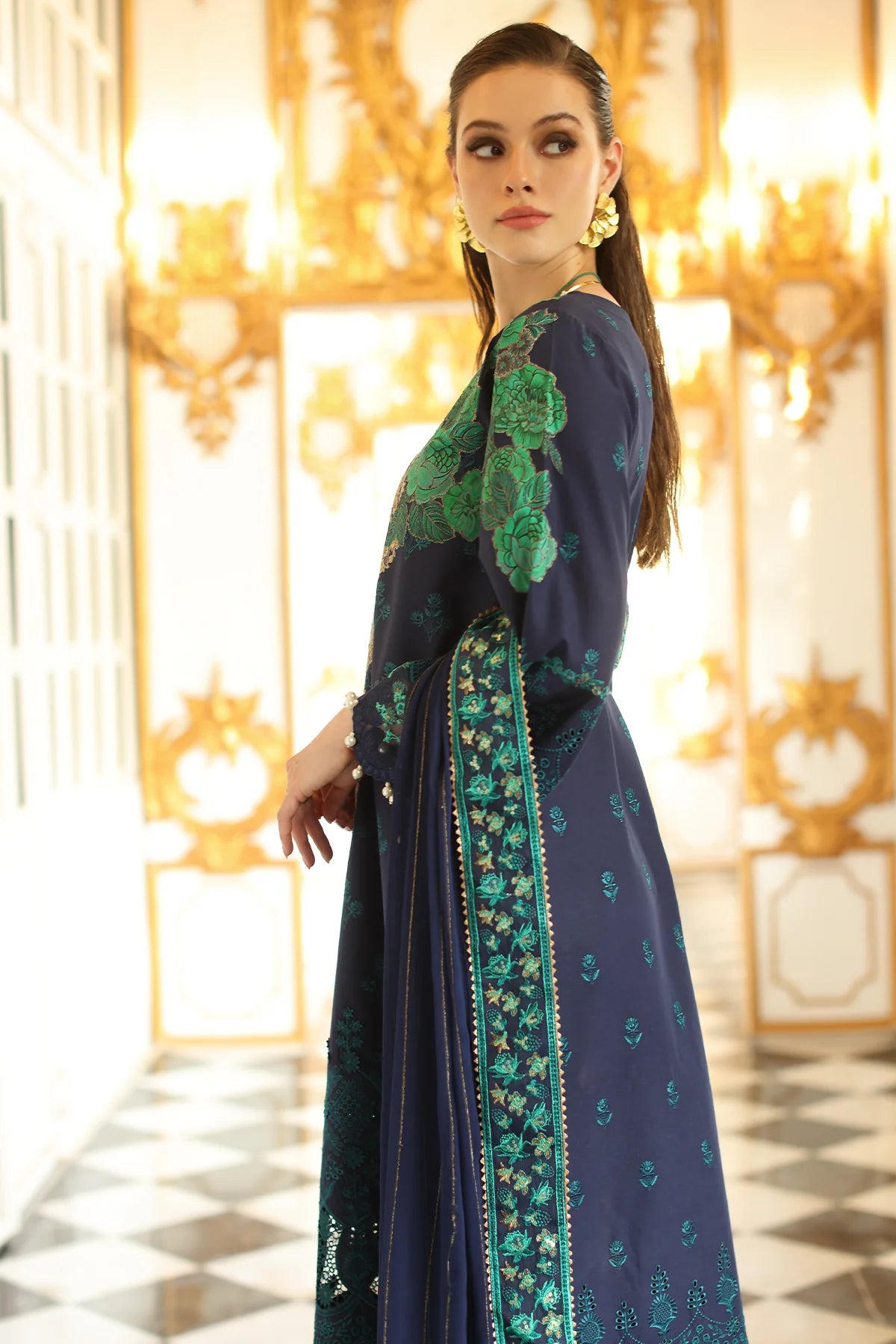 CT5-08 -Premium Chiffli Lawn Shalwar Kameez '25 By-Charizma