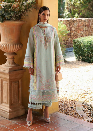 Camila- Powder Blue Zaina Lawn Collection 2025 By- Kanwal Malik
