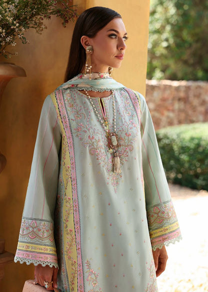 Camila- Powder Blue Zaina Lawn Collection 2025 By- Kanwal Malik