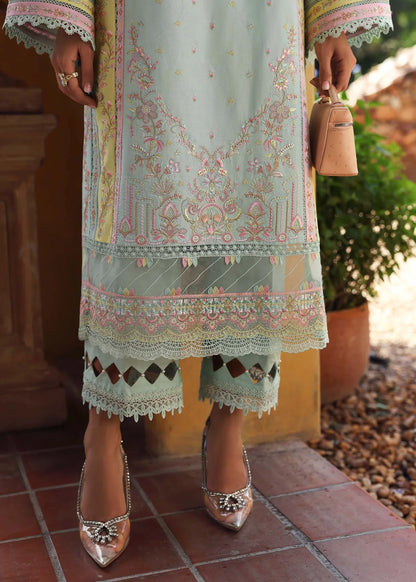 Camila- Powder Blue Zaina Lawn Collection 2025 By- Kanwal Malik