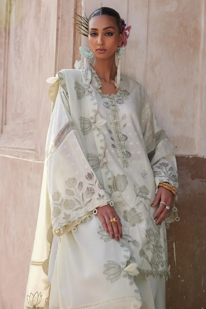 Celestine 05-A- Introducing Whispers of Moonlight Lawn Suit By-Elan