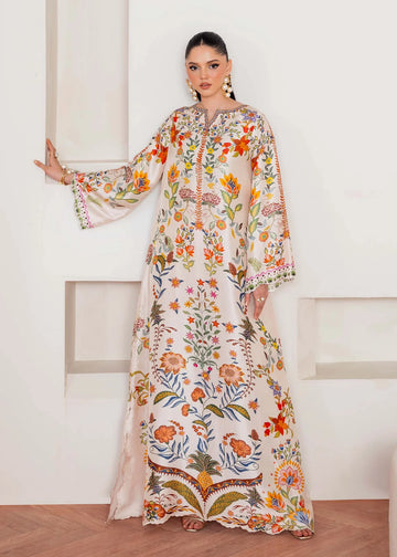 Celia-Sophisticated raw silk look for daywear or Eid by-Kanwal Malik