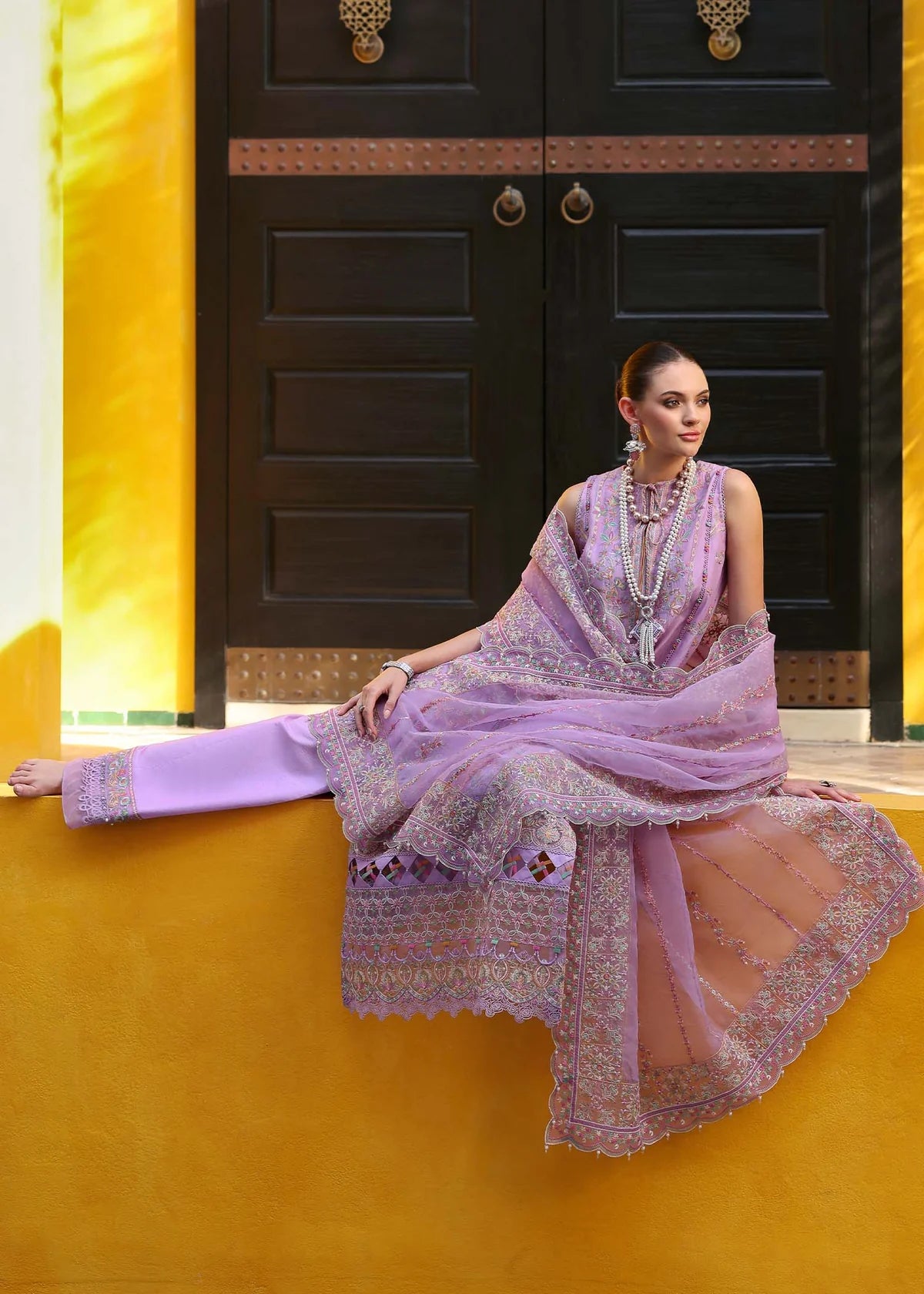 Celia- Elysia Luxury Lawn’25 Ensemble By- Kanwal Malik