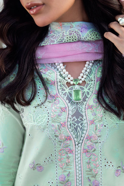 Chloe- Pakistani Designer Lawn Outfit By-Qalamkar