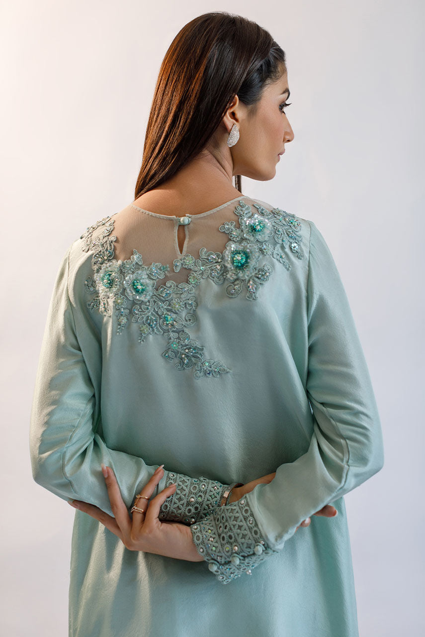 Clara - Raw Silk Trouser Shirt