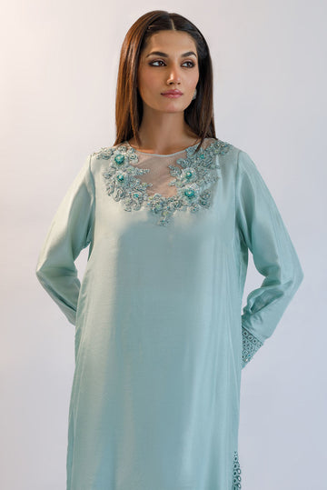 Clara - Raw Silk Trouser Shirt