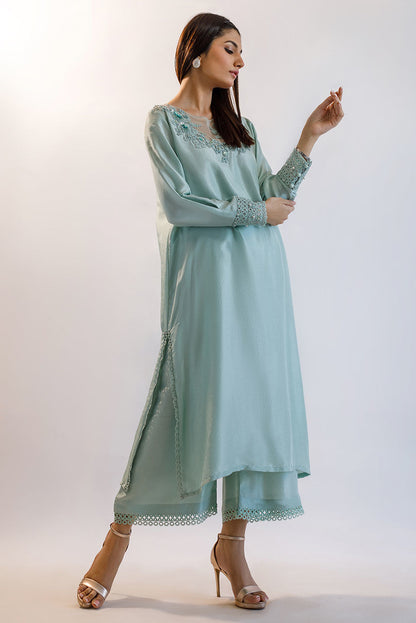 Clara - Raw Silk Trouser Shirt