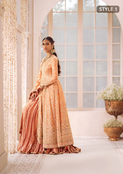 Coral Dream - Pakistani Wedding Formal Wear By AIK