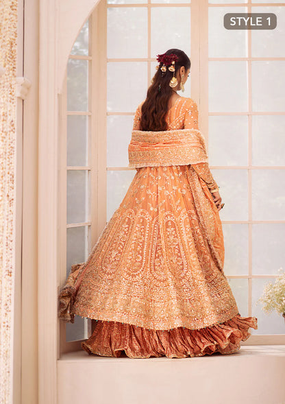 Coral Dream - Pakistani Wedding Formal Wear By AIK