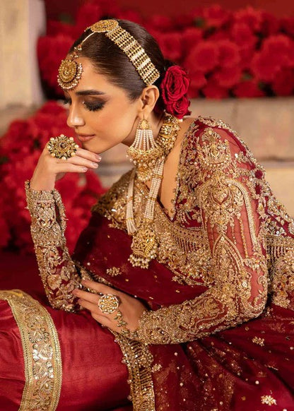 Crimson Splendor - Beautiful Red Bridal Lehenga