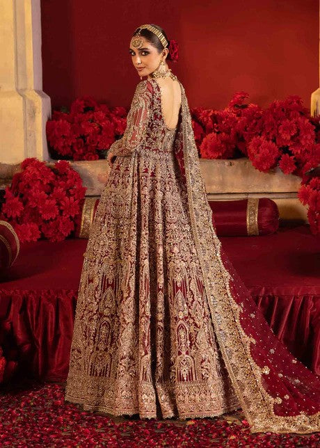 Crimson Splendor - Beautiful Red Bridal Lehenga