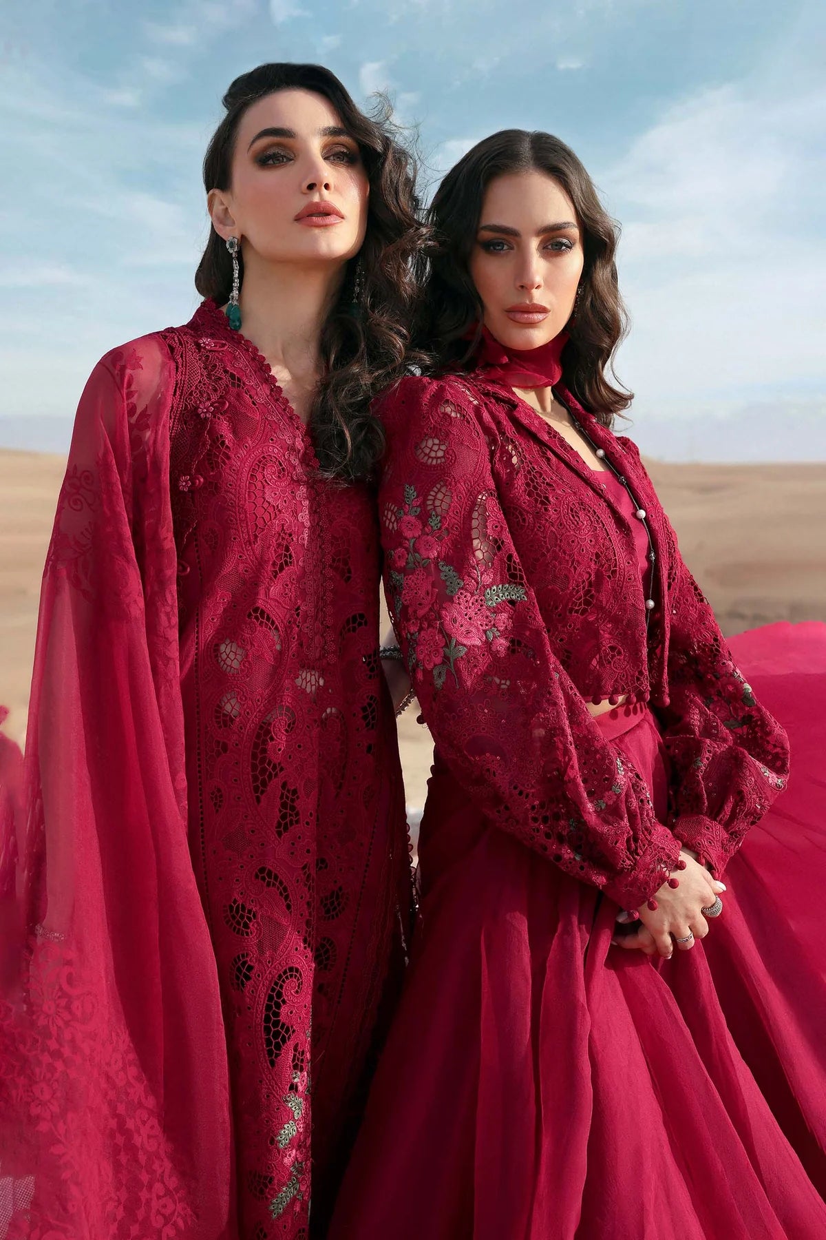 D-2504-A- Embroidered  Lawn Suit By- Maria B