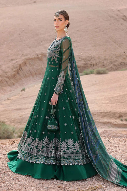 D-2507-A Embroidered Net Suit By- Maria B