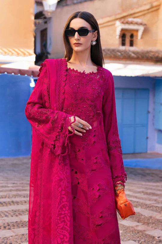 D-2508-A Embroidered Lawn Suit By- Maria B