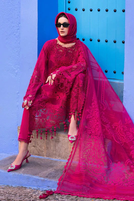D-2508-A Embroidered Lawn Suit By- Maria B