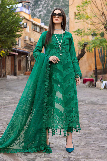 D-2508-B Embroidered Lawn Suit By- Maria B