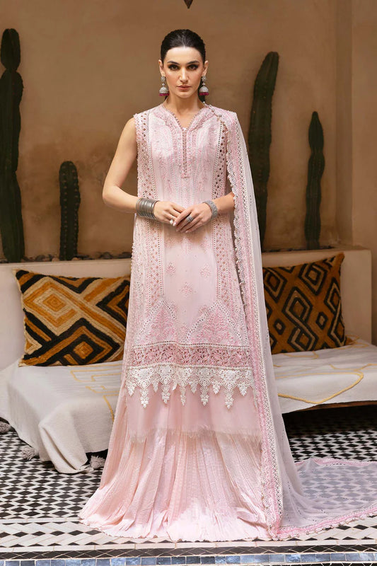 D-2511-A Embroidered Lawn Suit By- Maria B