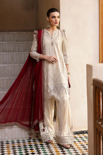 D-2511-B Embroidered Lawn Suit By- Maria B